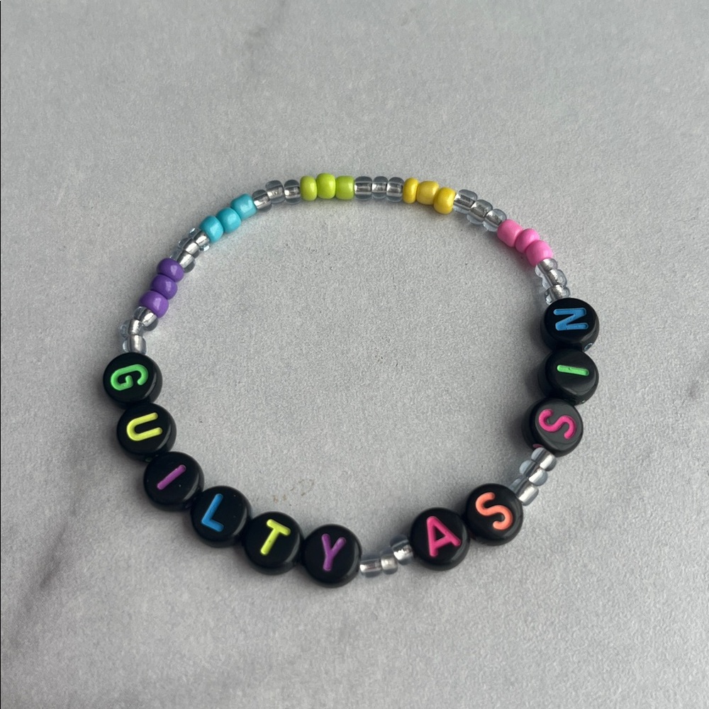 “Guilty As Sin” Friendship Bracelet